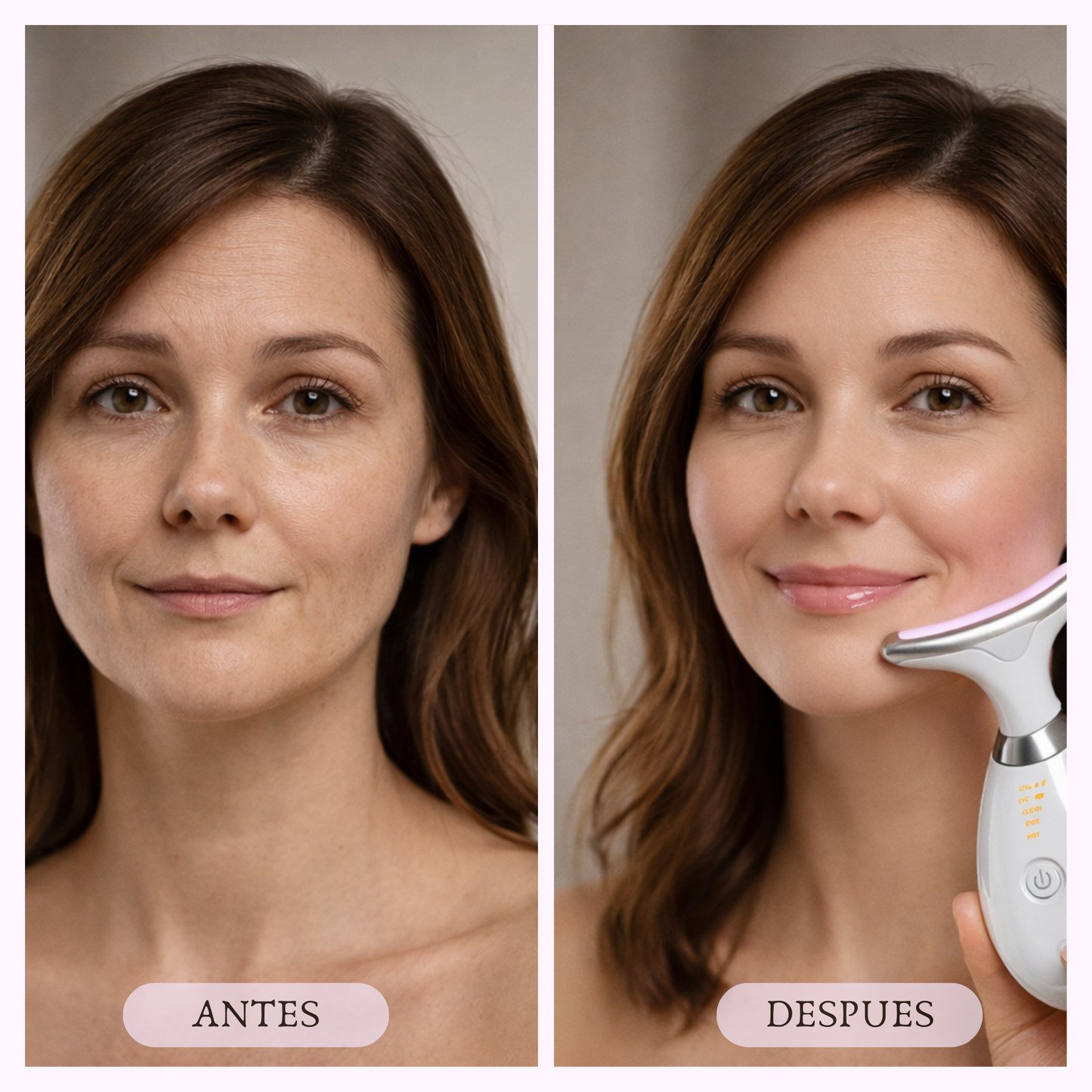 Masajeador de Reafirmación Facial Avanzada en Casa
